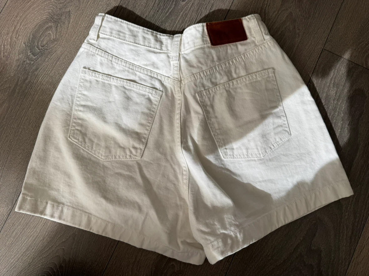 Women's Fashion Anou White Cotton Shorts - photo 3