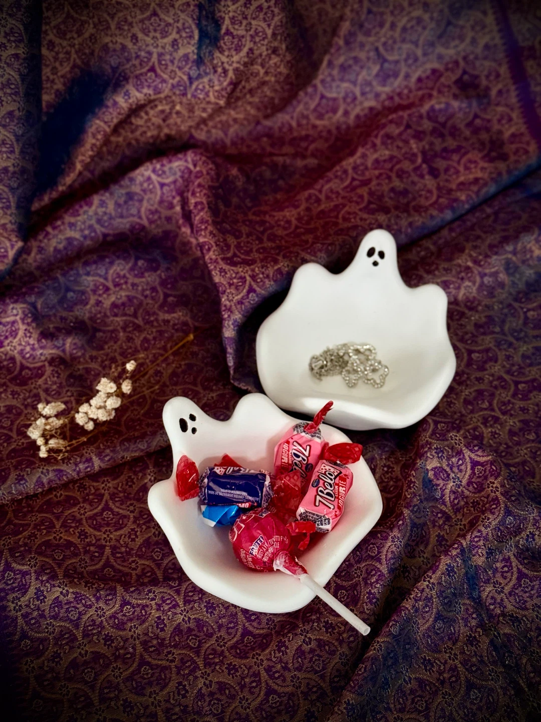 White Ghost Trinket Dish - photo 2