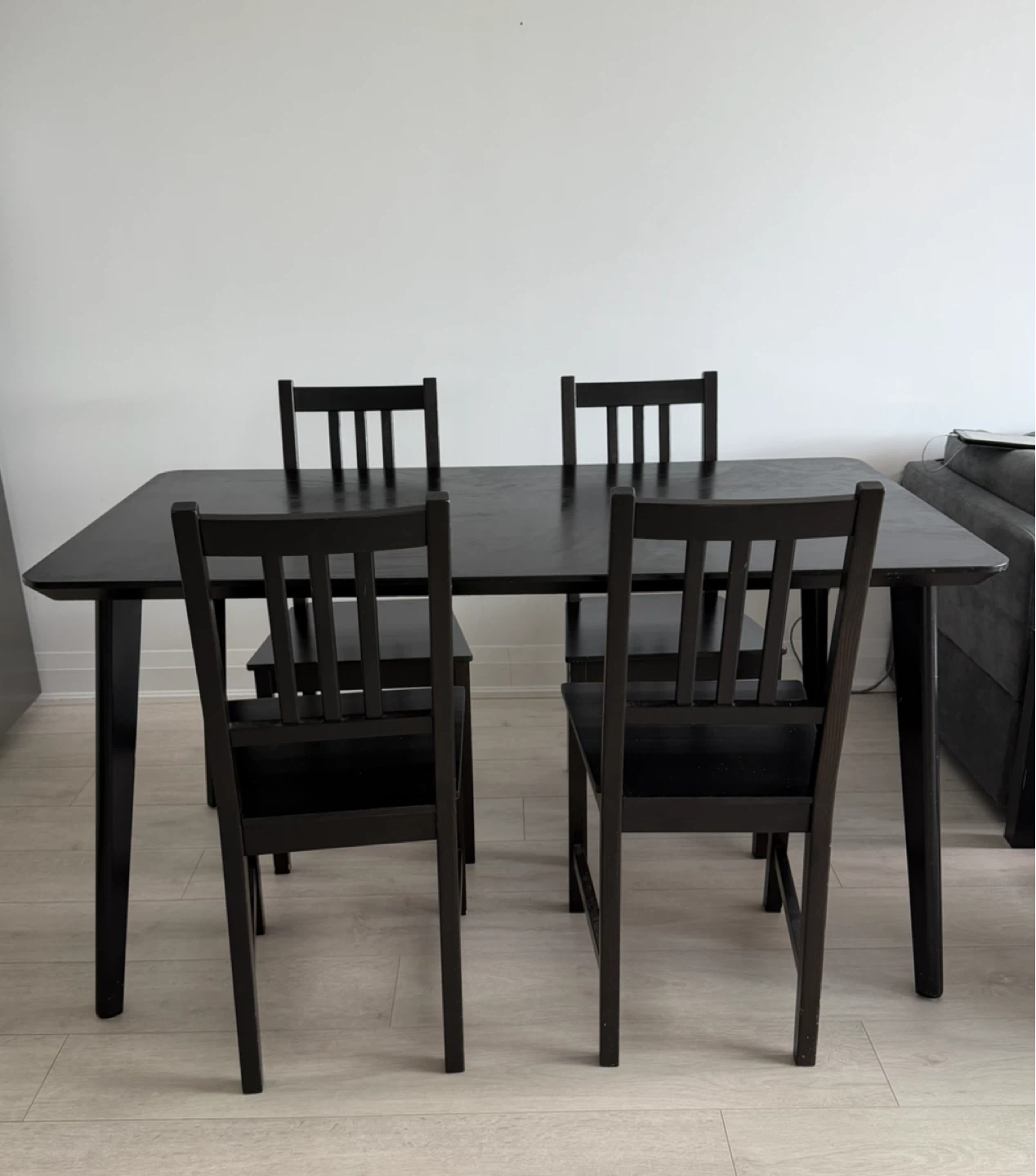 MOVING SALE.Dining Table and 4 Chairs Set- available from Monday