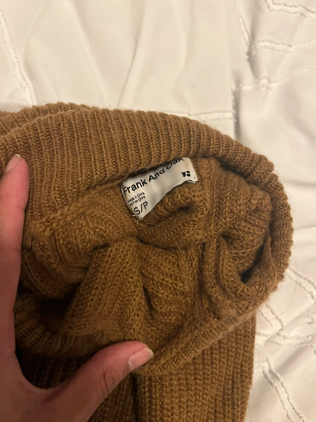 Frank And Oak Brown Ribbed Sweater - photo 2