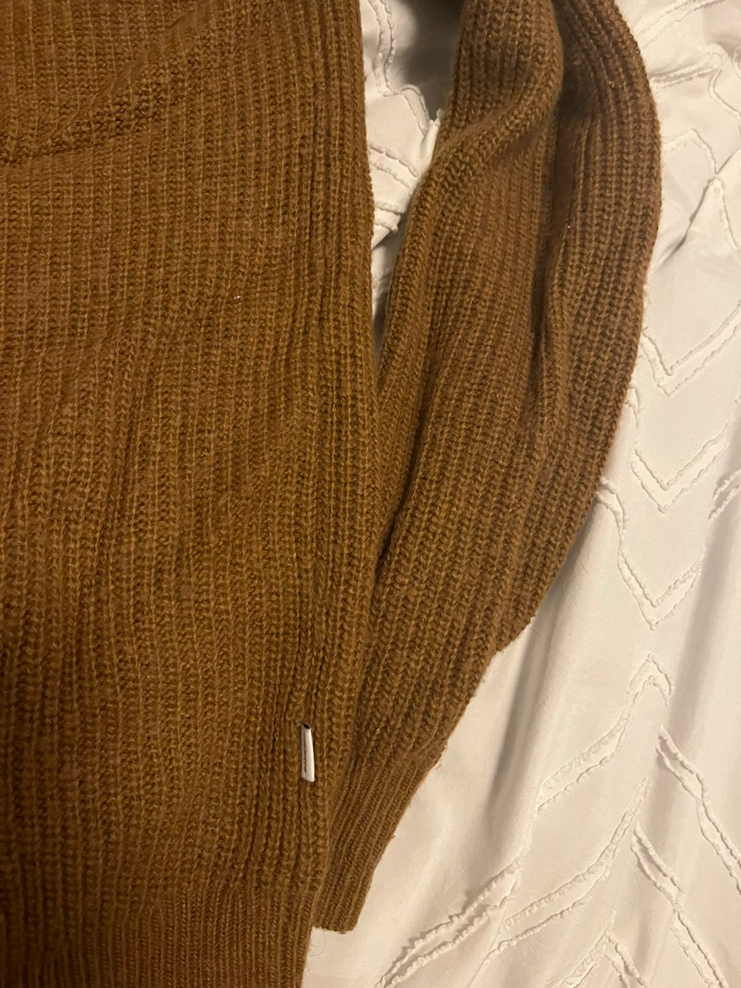 Frank And Oak Brown Ribbed Sweater - photo 3