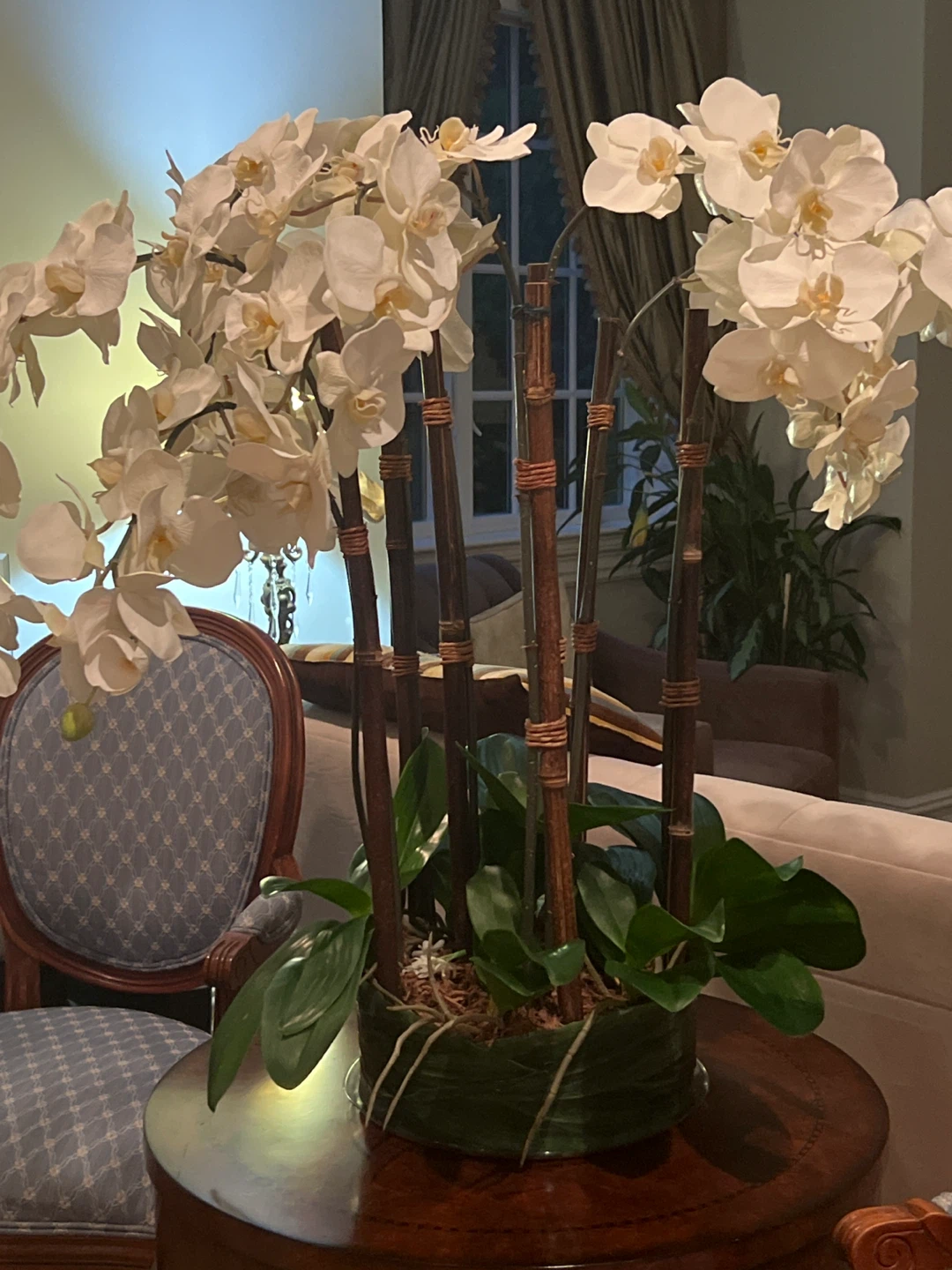 Artificial White Orchid Arrangement - photo 2