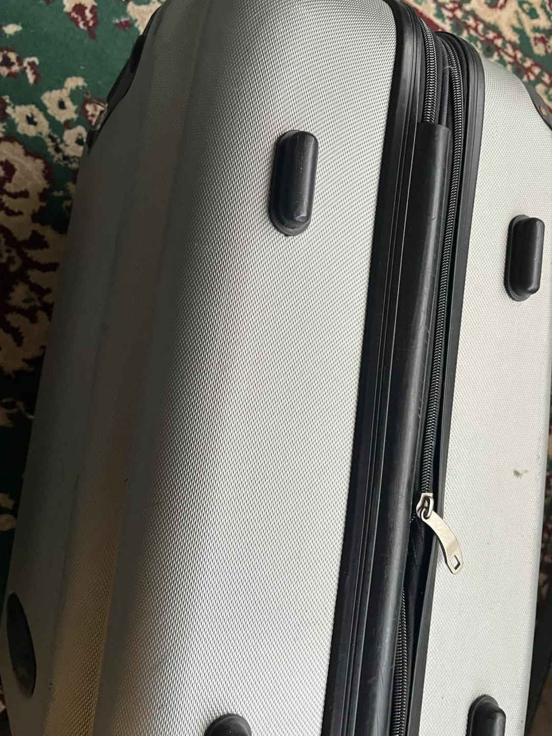 Silver Hardshell Carry-On Luggage - photo 2