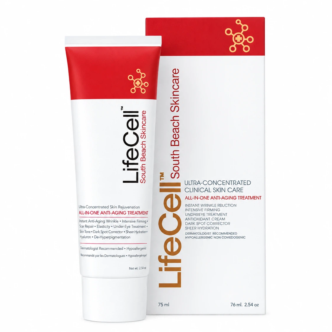 LIFECELL SOUTH BEACH ALL IN 1 TREATMENT 75ML (1PC) - NEW, SEALED