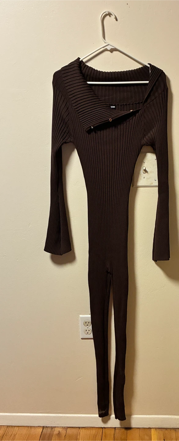 Fashion Nova Ribbed Jumpsuit