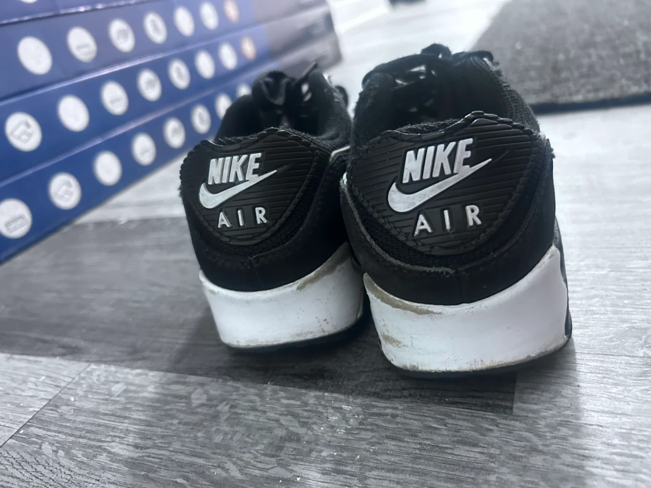 Nike Air Max 90 Black and White Sneakers - photo 2