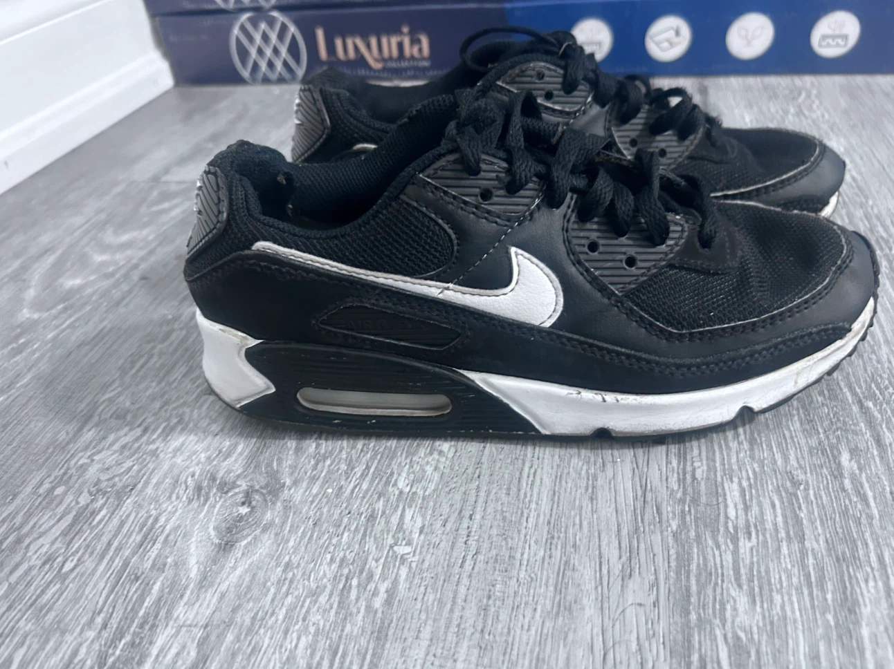 Nike Air Max 90 Black and White Sneakers - photo 4
