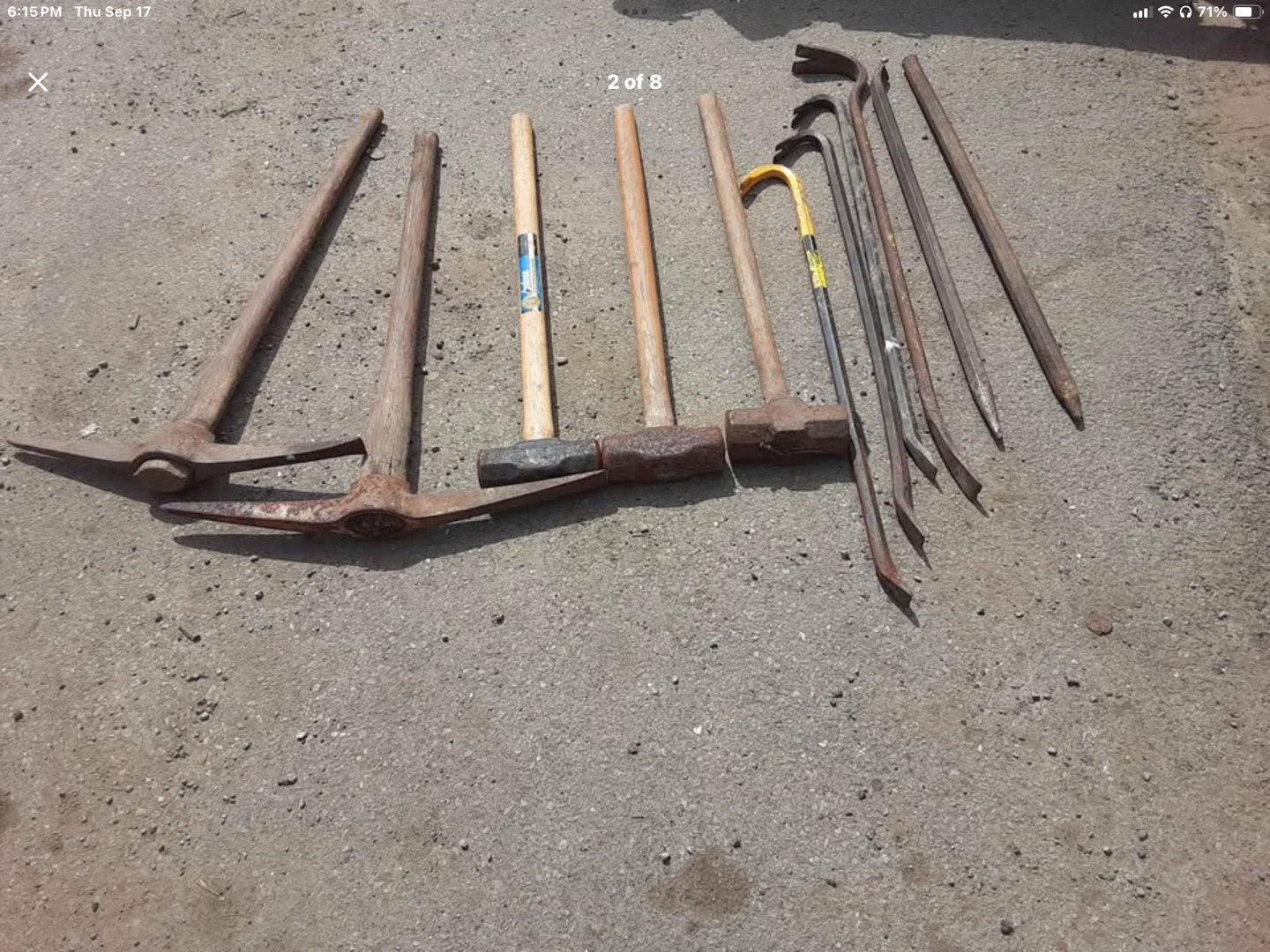 Pry bars & sledgehammers & pickaxes - photo 2