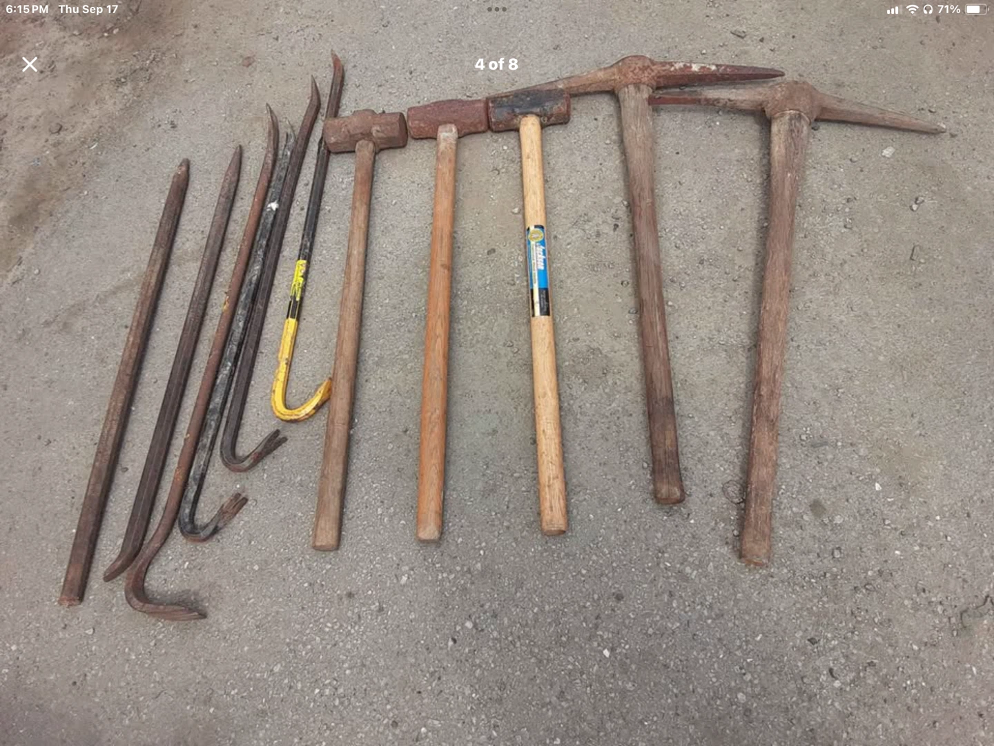 Pry bars & sledgehammers & pickaxes - photo 4