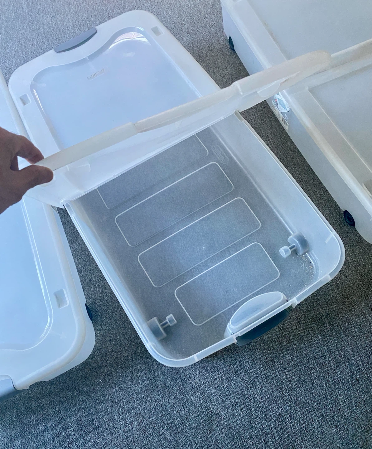 Underbed Storage Boxes 66 Qt - photo 2