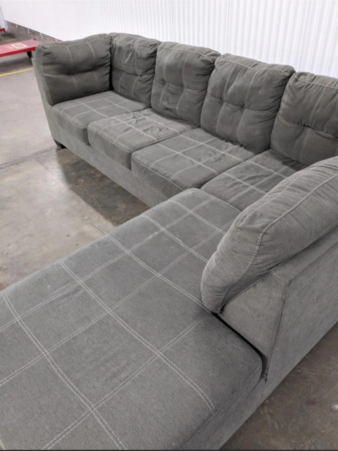 Grey Sectional- Free Delivery - photo 3