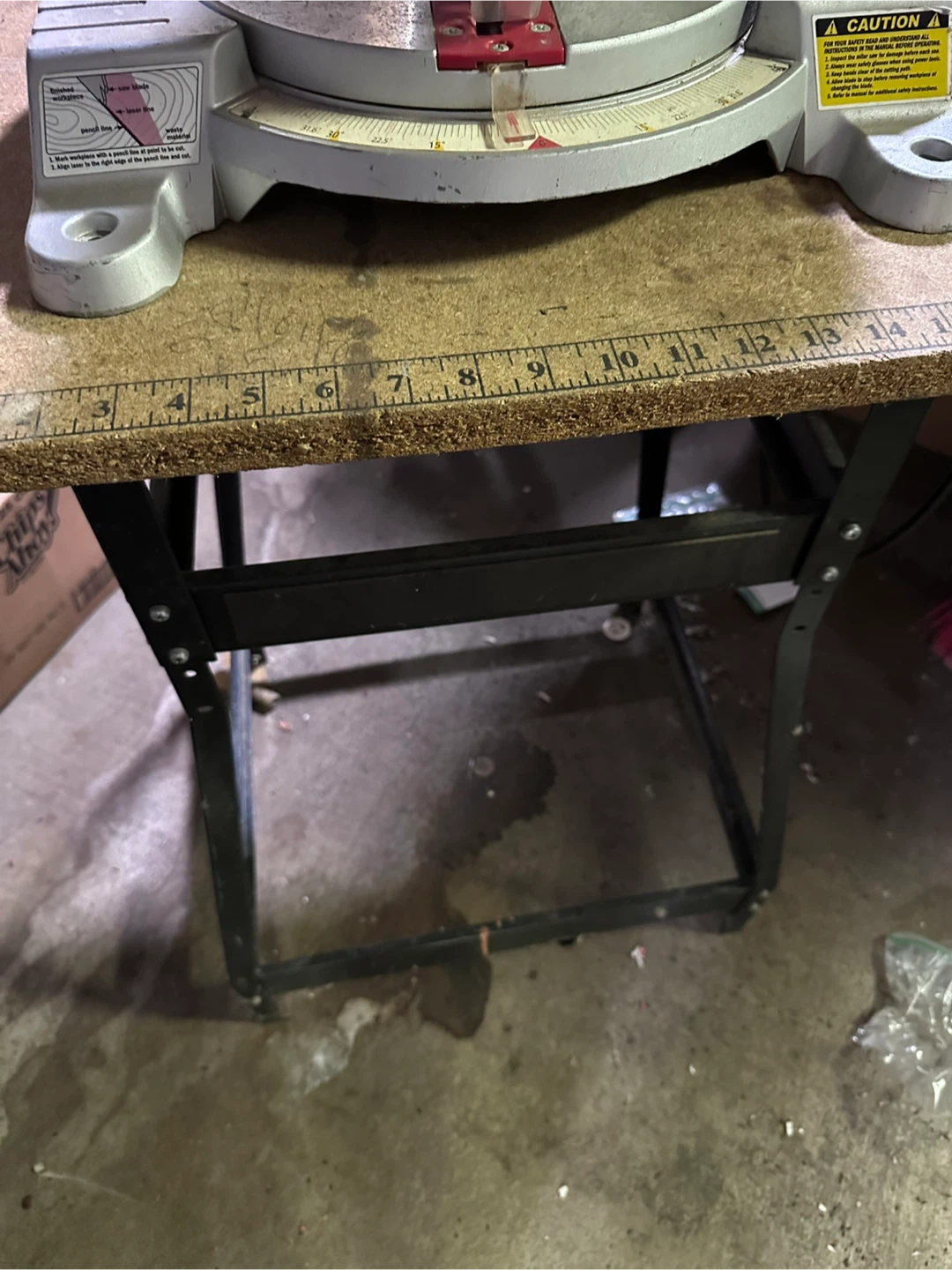 Craftsman lasertrac Miter Saw with Work Stand - photo 3