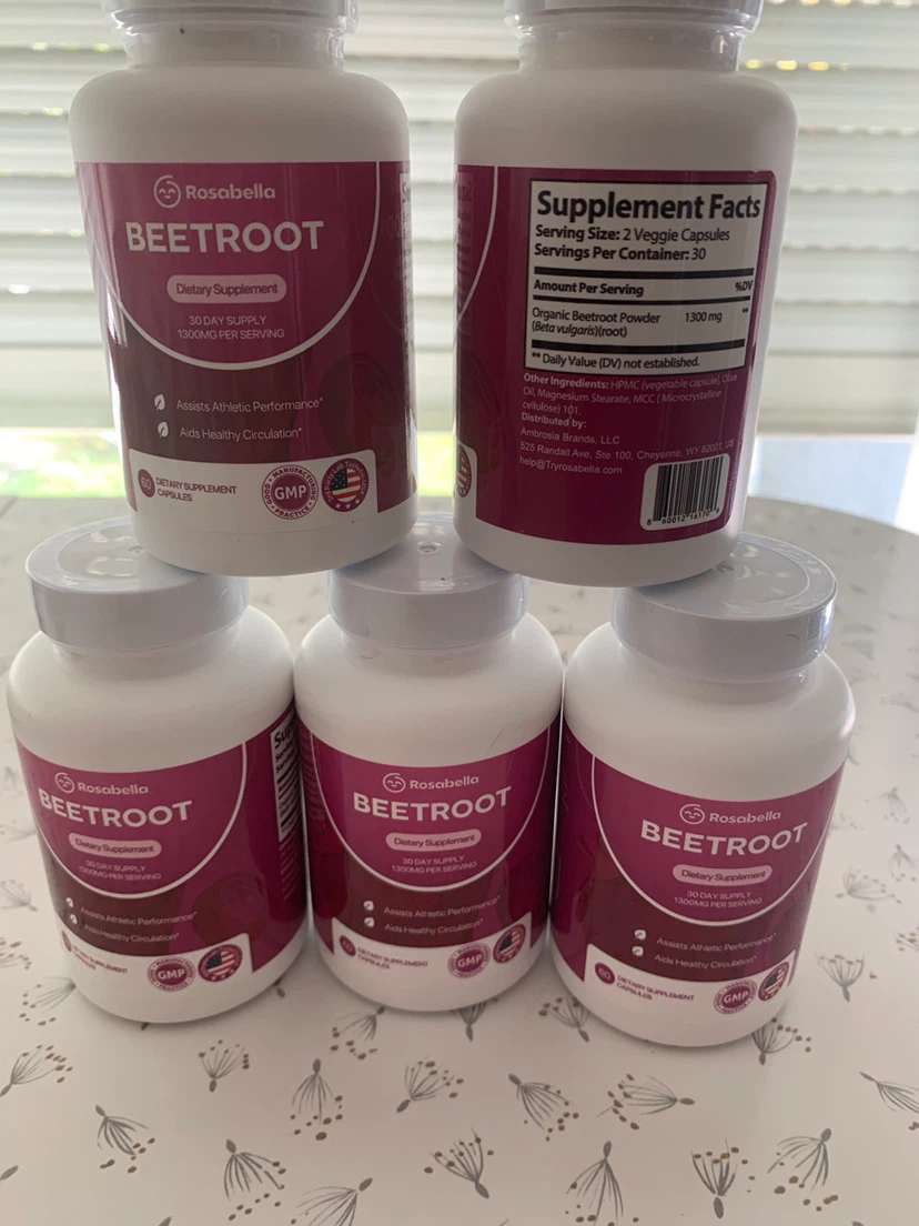 5 Bottles Rosabella Beetroot Dietary Supplement - photo 3