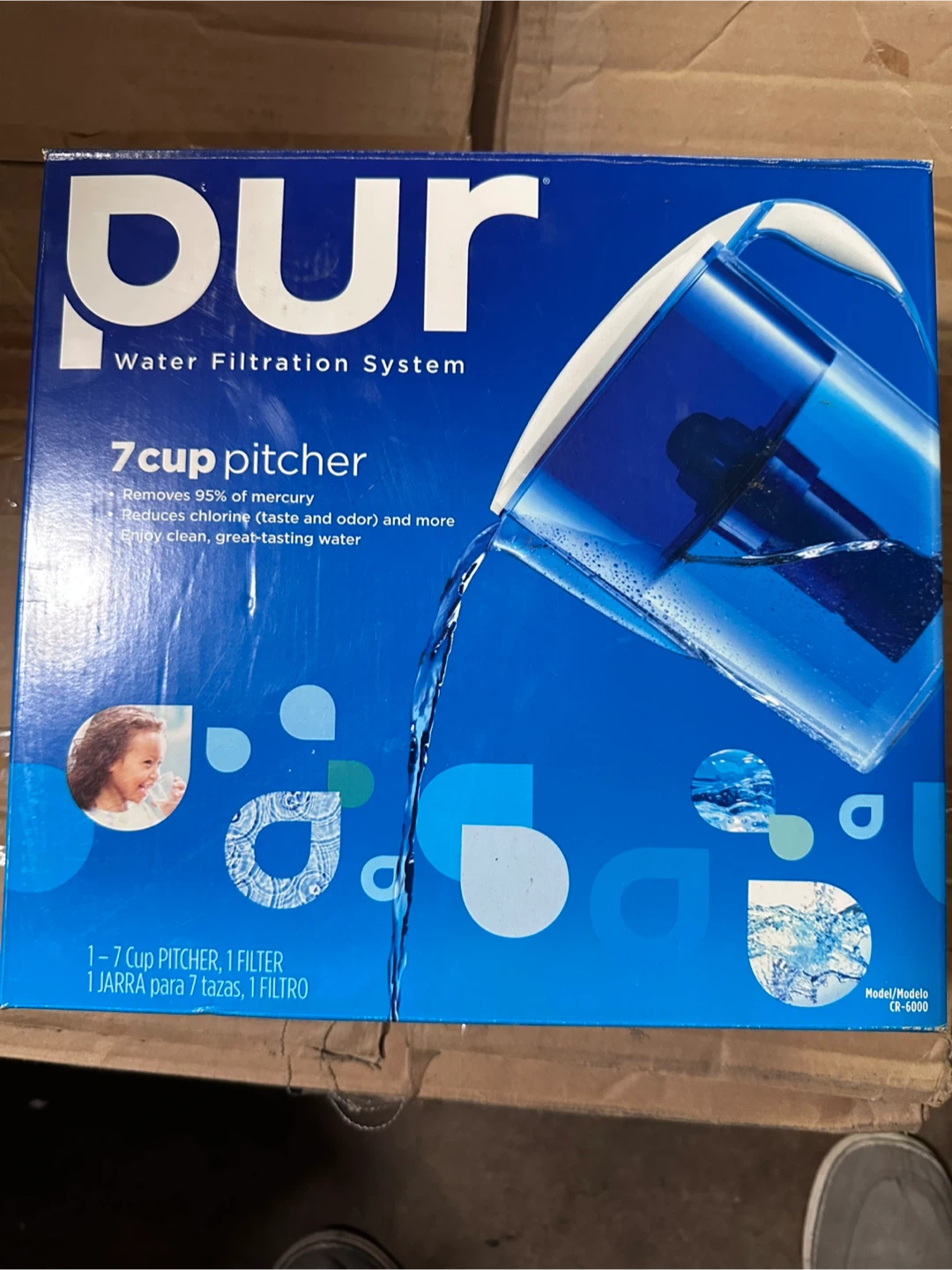 PUR 7-Cup Water Filtration Pitcher CR-6000