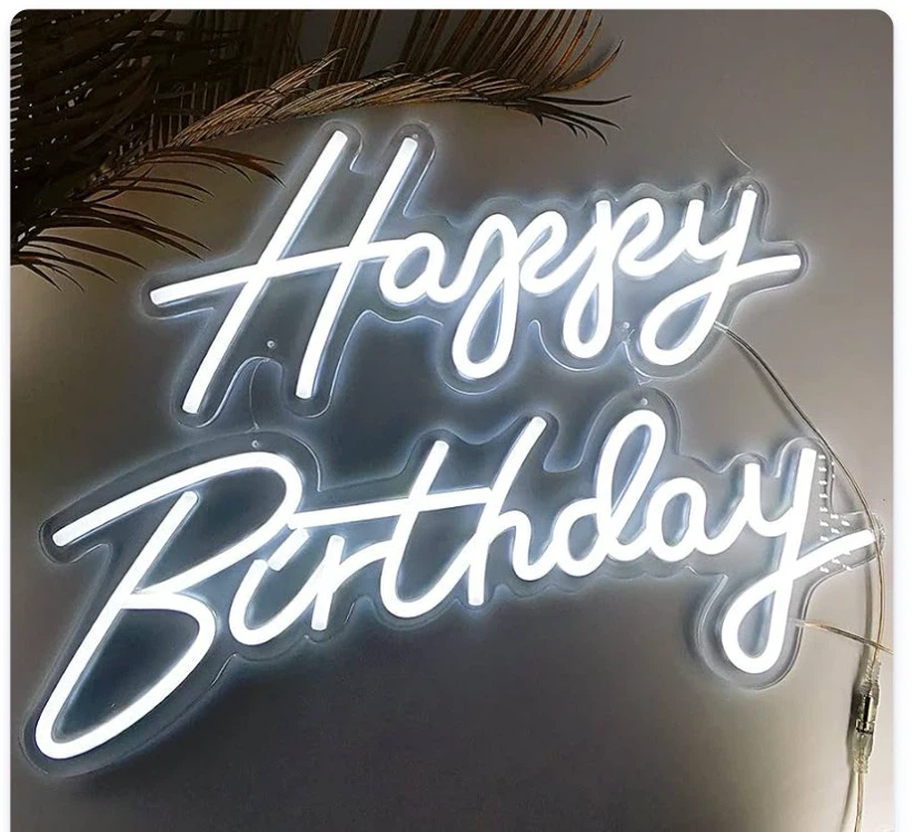 Happy Birthday Neon LED Sign