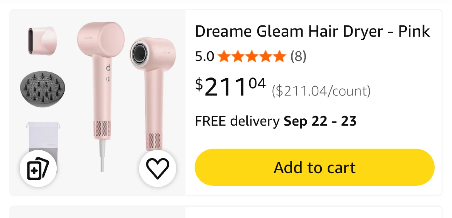 Dreame Gleam High-Speed Hair Dryer - photo 3