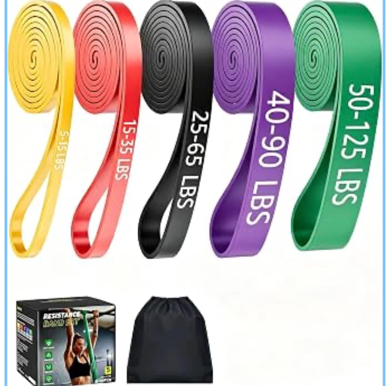 5-Piece Resistance Band Set