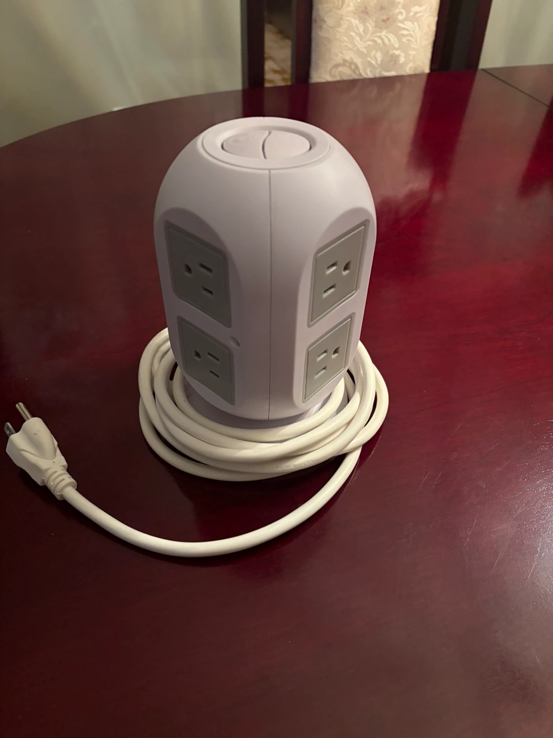 Vertical Power Strip Tower with USB Ports