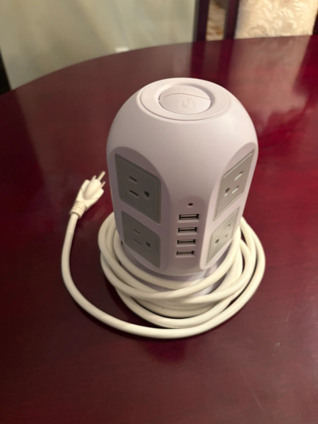 Vertical Power Strip Tower with USB Ports - photo 2