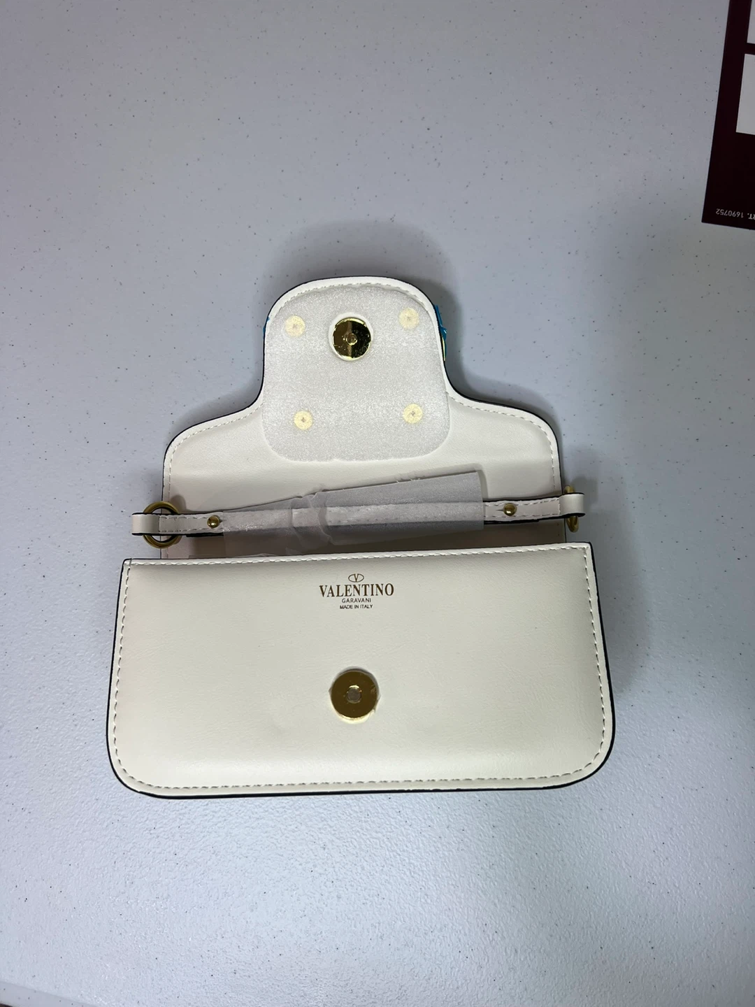 Valentino Garavani White VLogo Chain Clutch - photo 3