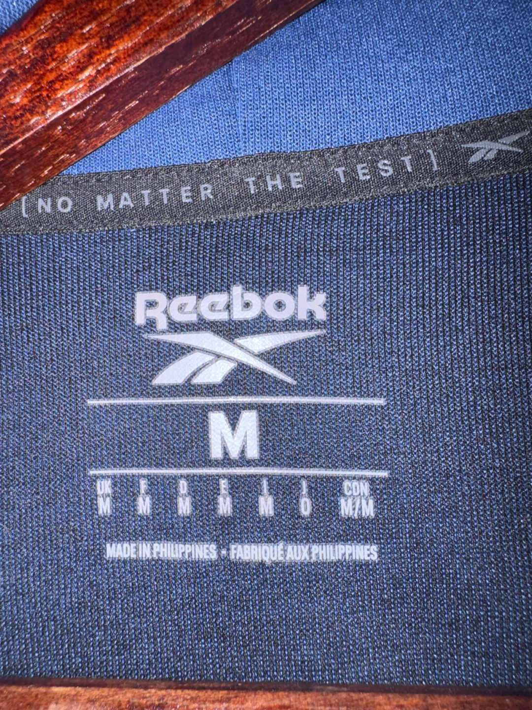 Reebok Sleeveless Hoodie Blue sz M BNWT - photo 3