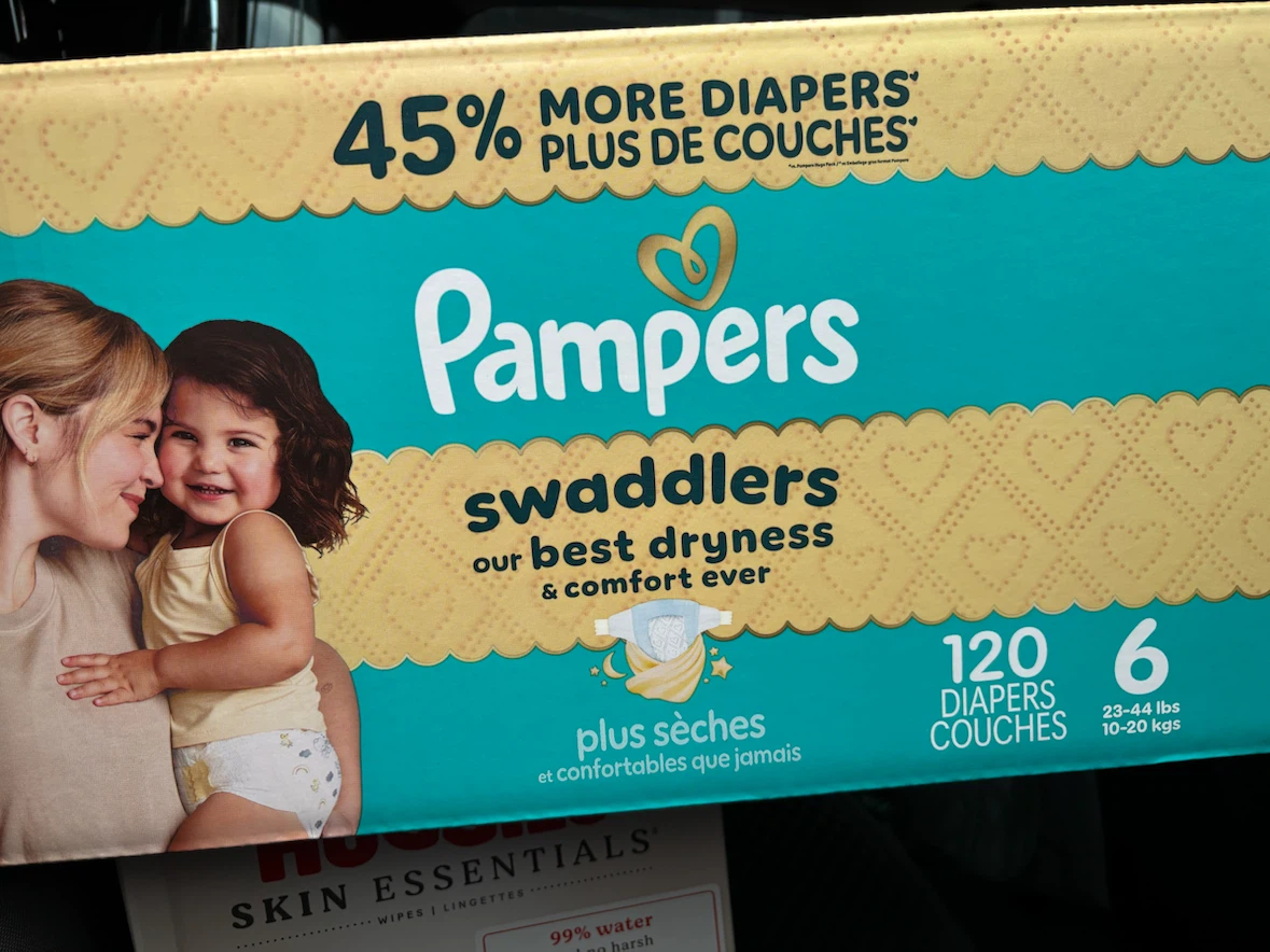Pampers Swaddlers Size 6 Diapers (120 Count)