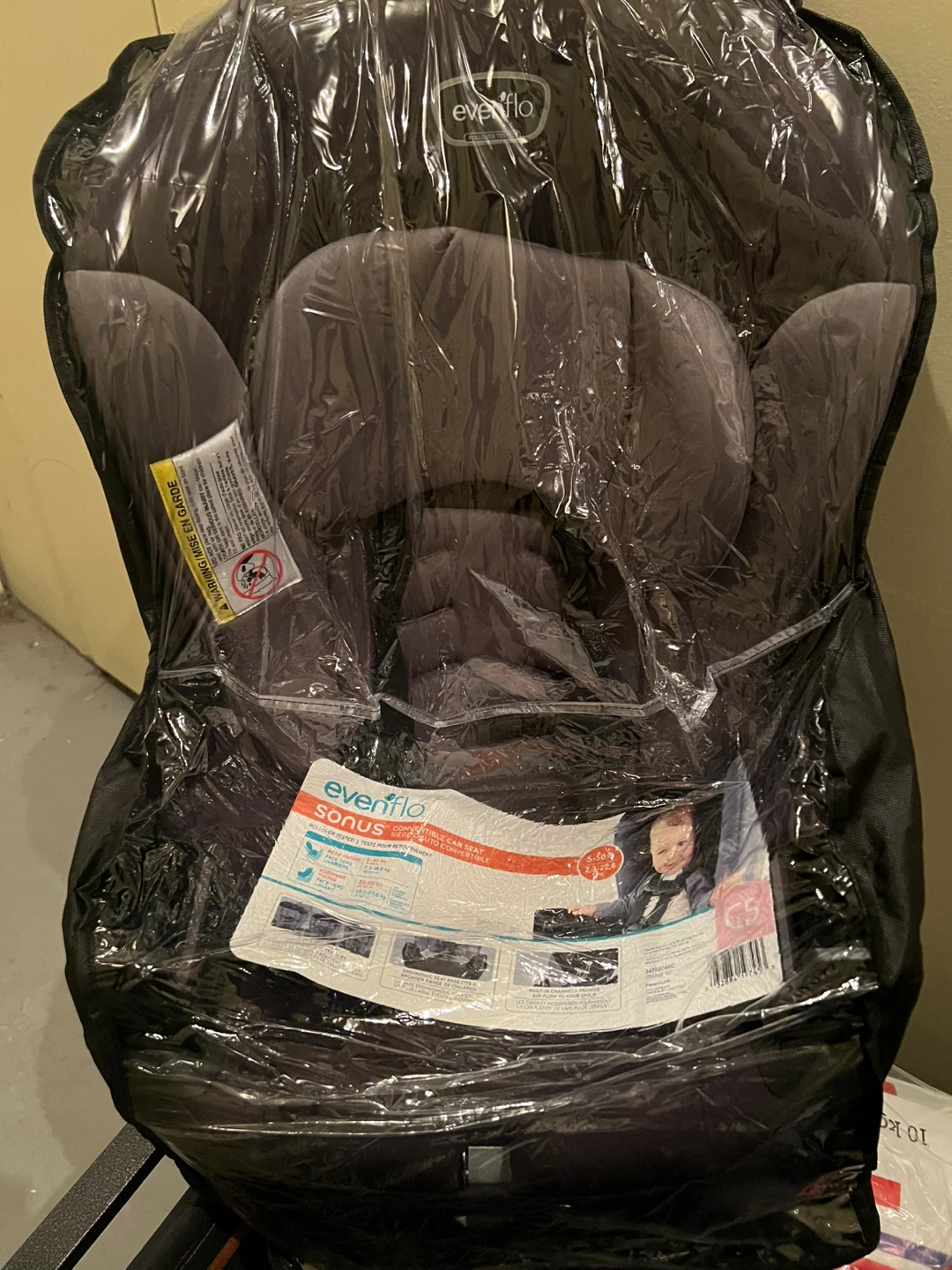 Evenflo Sonus Convertible Car Seat - Charcoal Sky