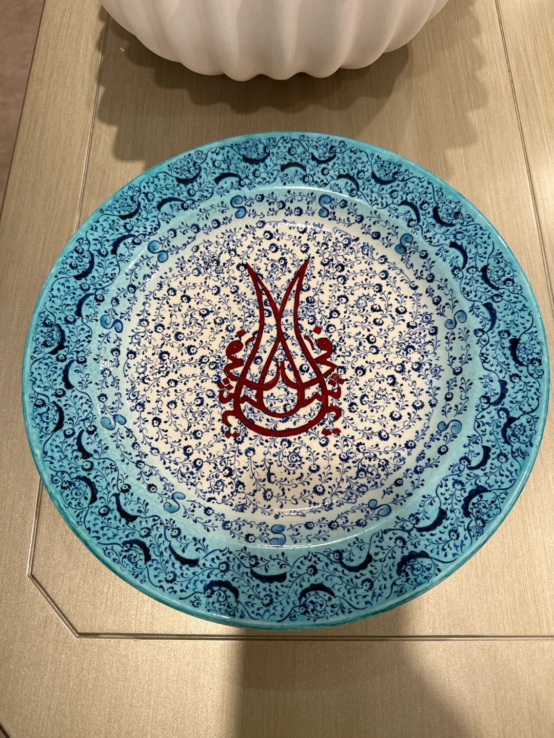 Befaş Çini Hand-Painted Turkish Decorative Plate