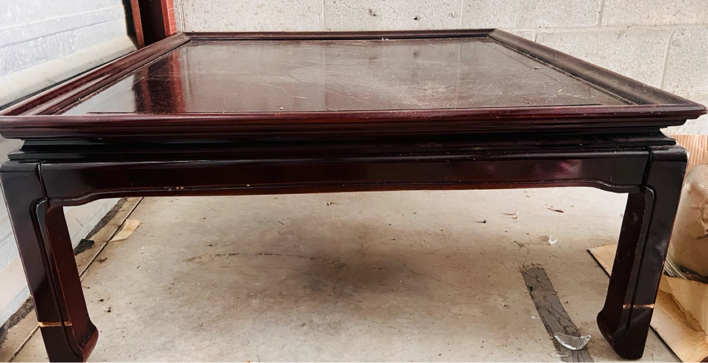 $25 for all three wood furniture - photo 3