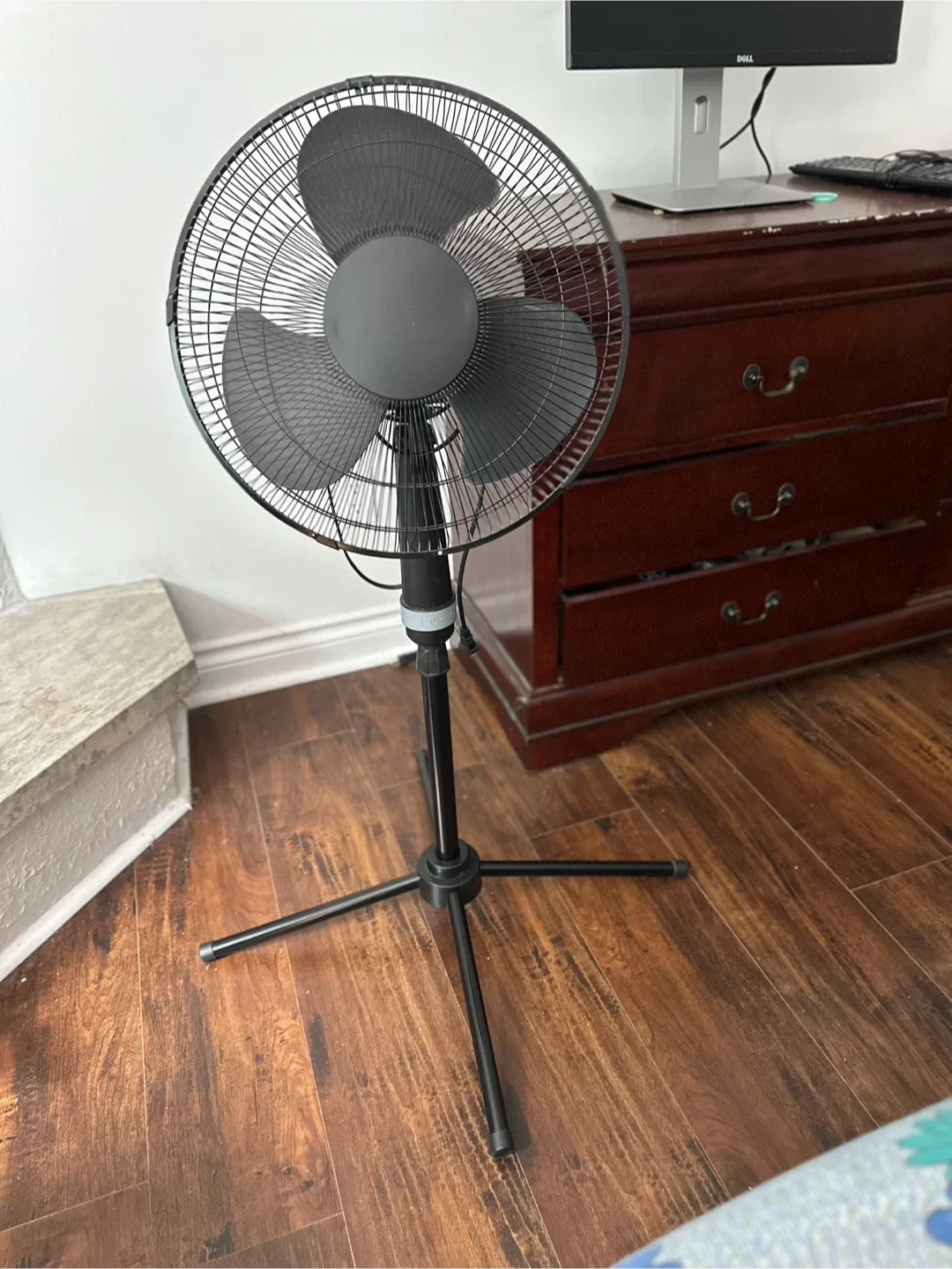 Black Standing Pedestal Fan - photo 4