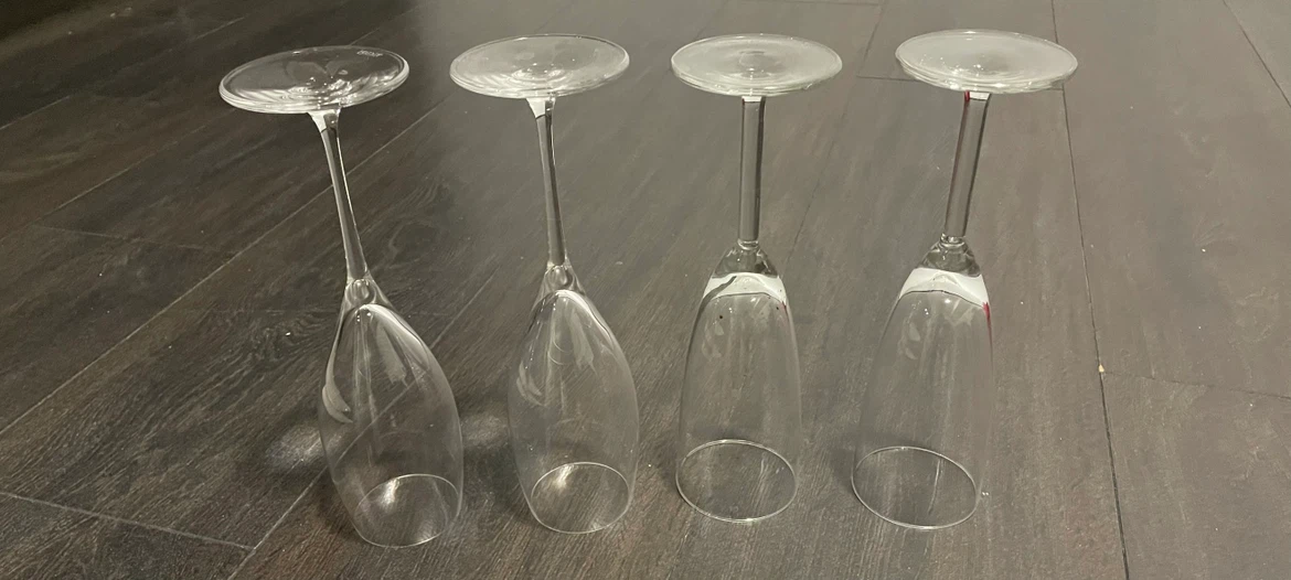 Set of 4 Riedel Champagne Flutes