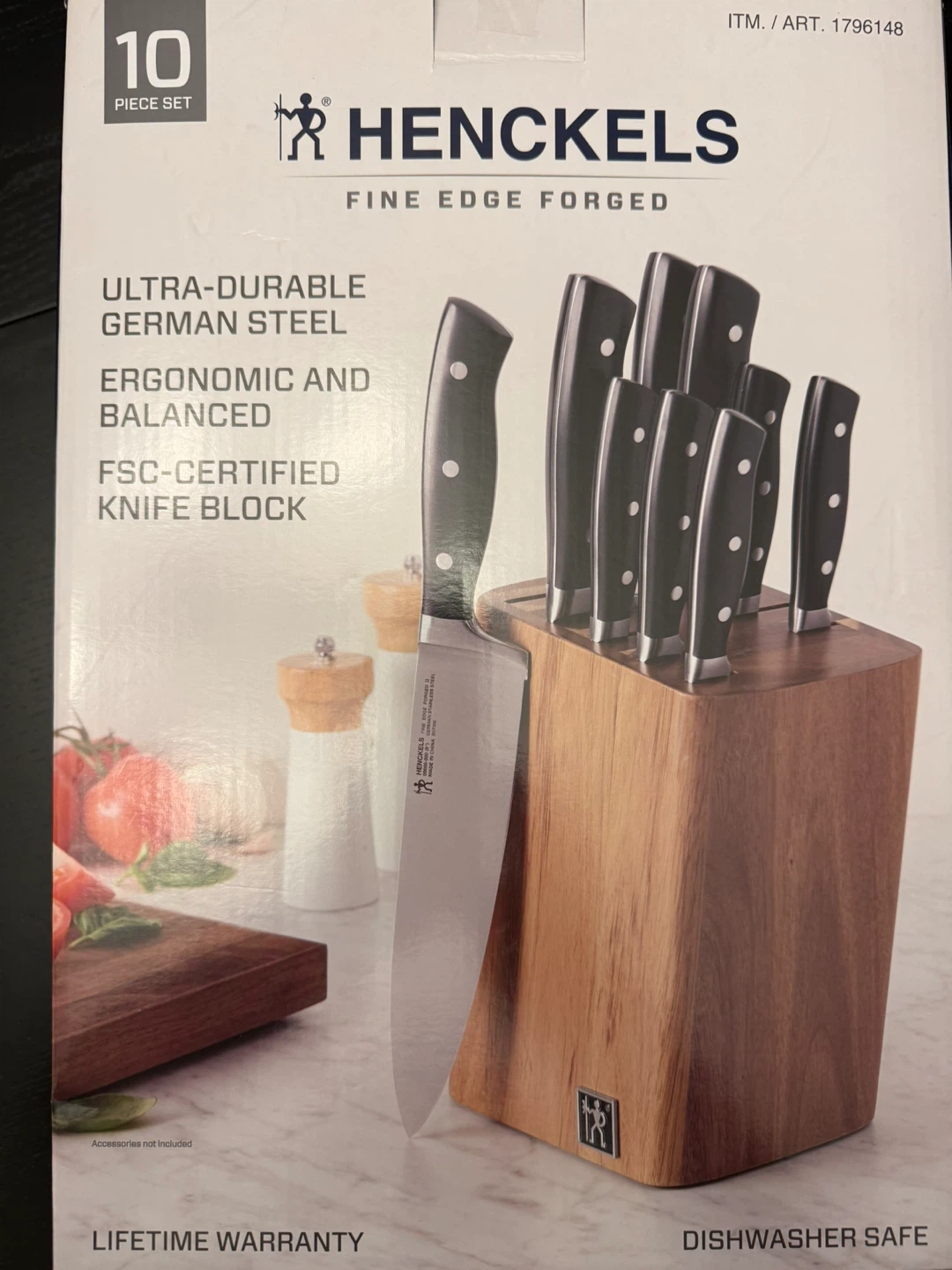 Henckels (ZWILLING). 10 Piece Set (Fine Edge Forged)