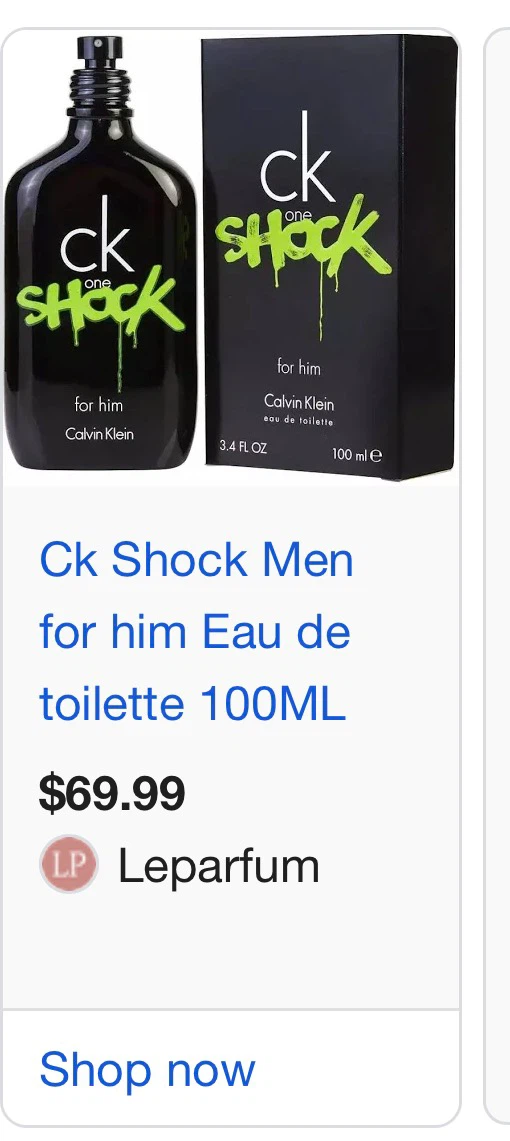Calvin Klein ck one shock for him 100ml - photo 2