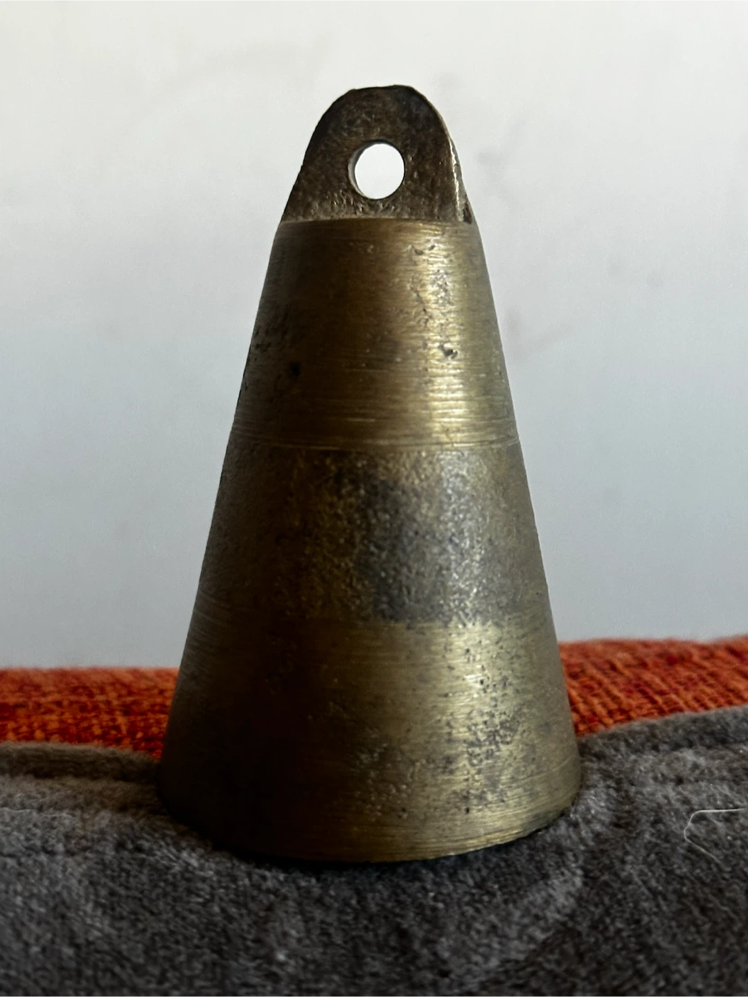 Antique Brass Nested Sheep Bell - 3" - photo 3