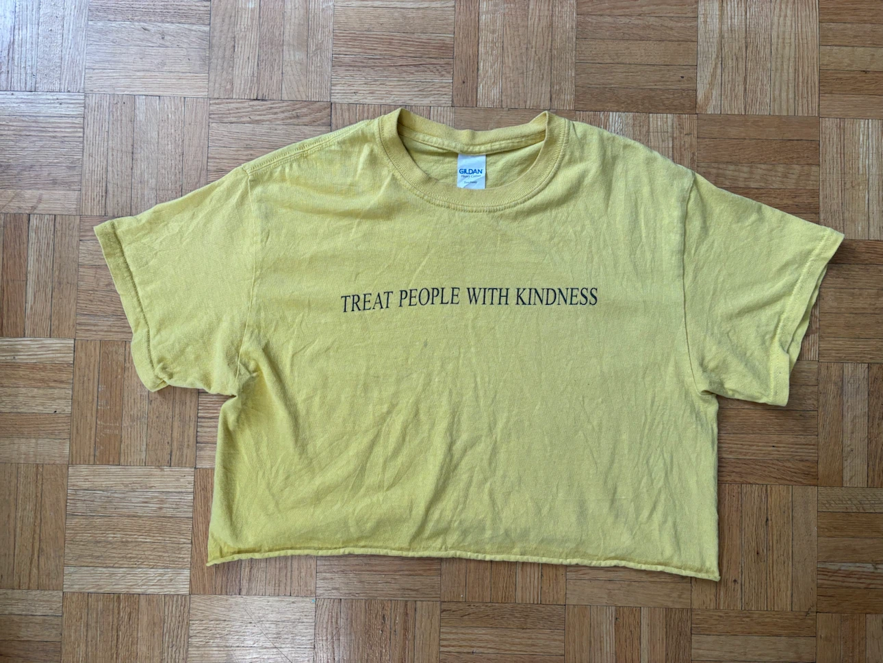 Gildan Treat People With Kindness Crop Top