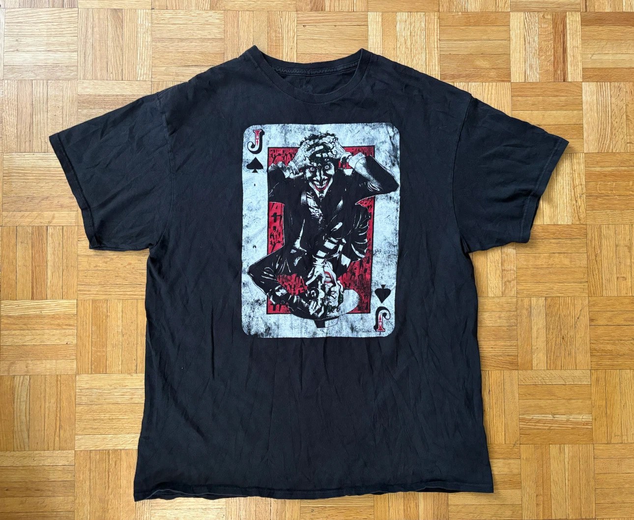 Joker Playing Card Graphic T-Shirt XL