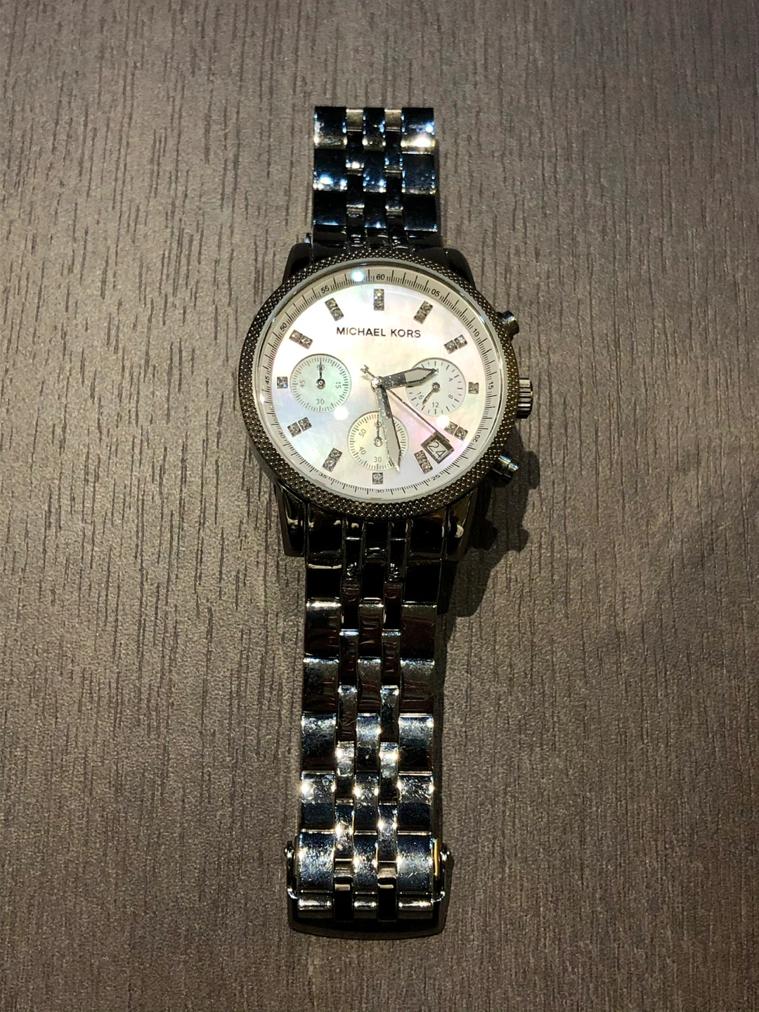 Michael Kors MK5020 Silver Chronograph Watch