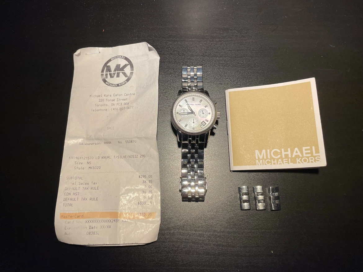 Michael Kors MK5020 Silver Chronograph Watch - photo 3