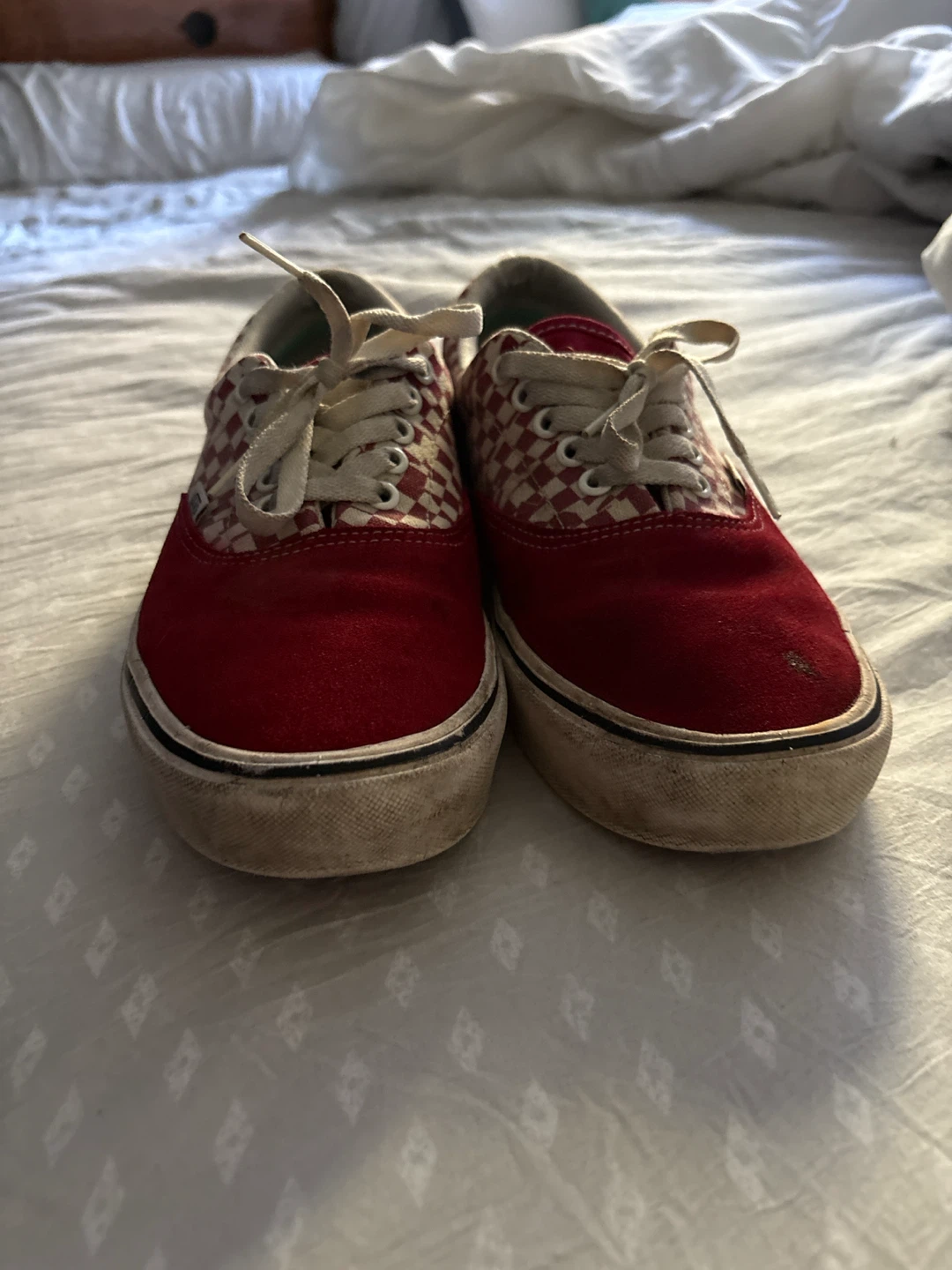 Vans Red Checkered Sneakers - photo 2