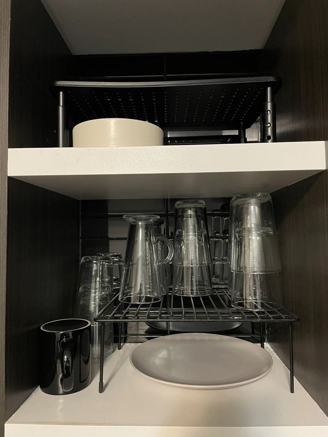 Adjustable Metal Cabinet Shelf Organizer - photo 3