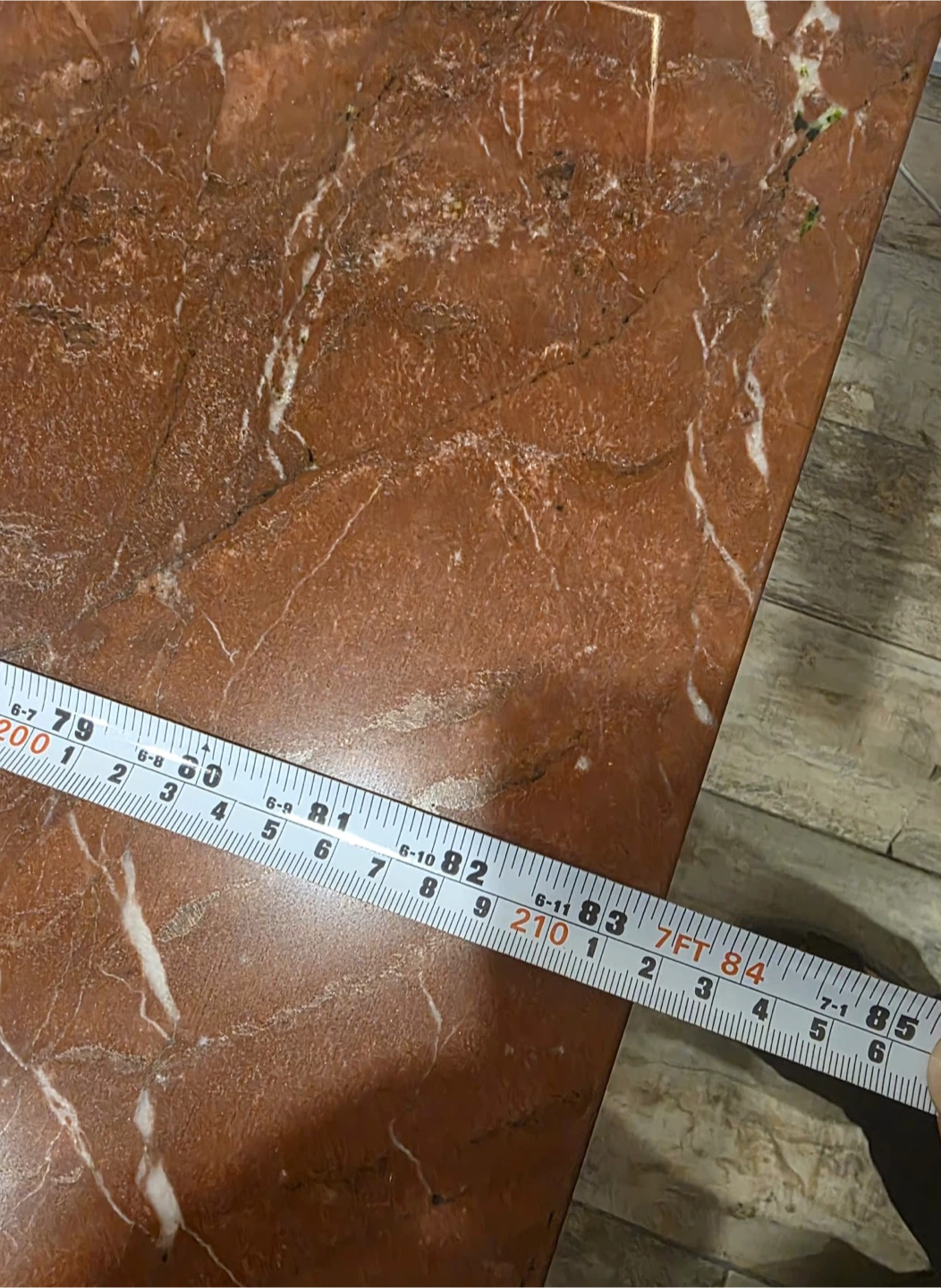 Solid Marble Dining Table – 7 FT – Delivery Included – $2,500 - photo 2