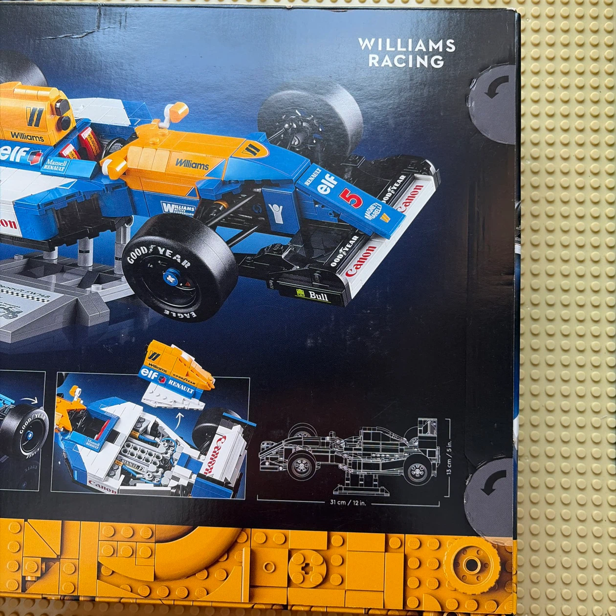 LEGO Icons Williams Racing FW14B & Nigel Mansell 10353 - photo 2