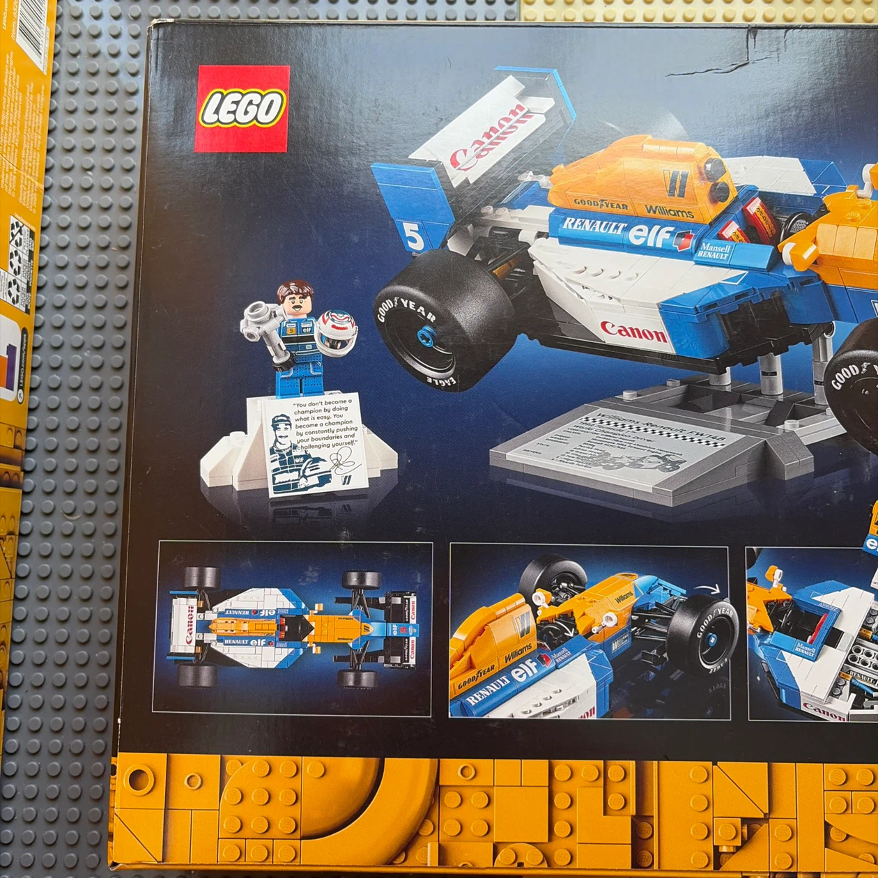 LEGO Icons Williams Racing FW14B & Nigel Mansell 10353 - photo 3