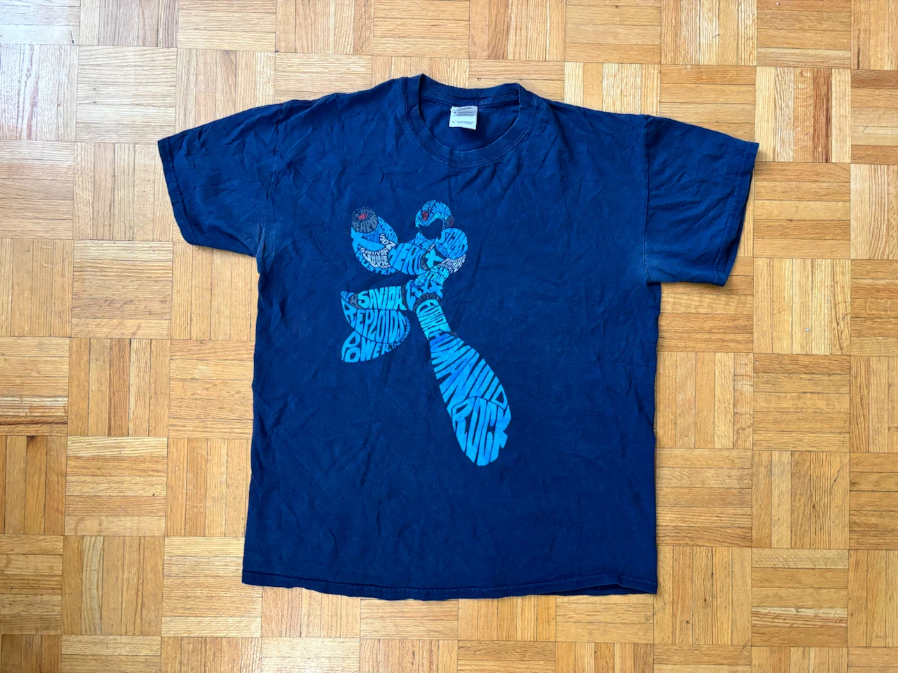 Mega Man Graphic T-Shirt Navy