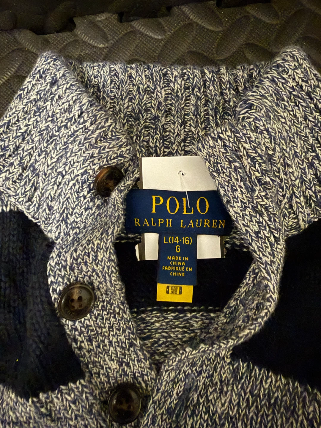 Polo Ralph Lauren Boys Striped Button-Neck Sweater