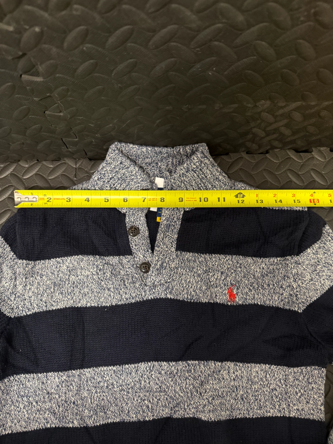 Polo Ralph Lauren Boys Striped Button-Neck Sweater - photo 3
