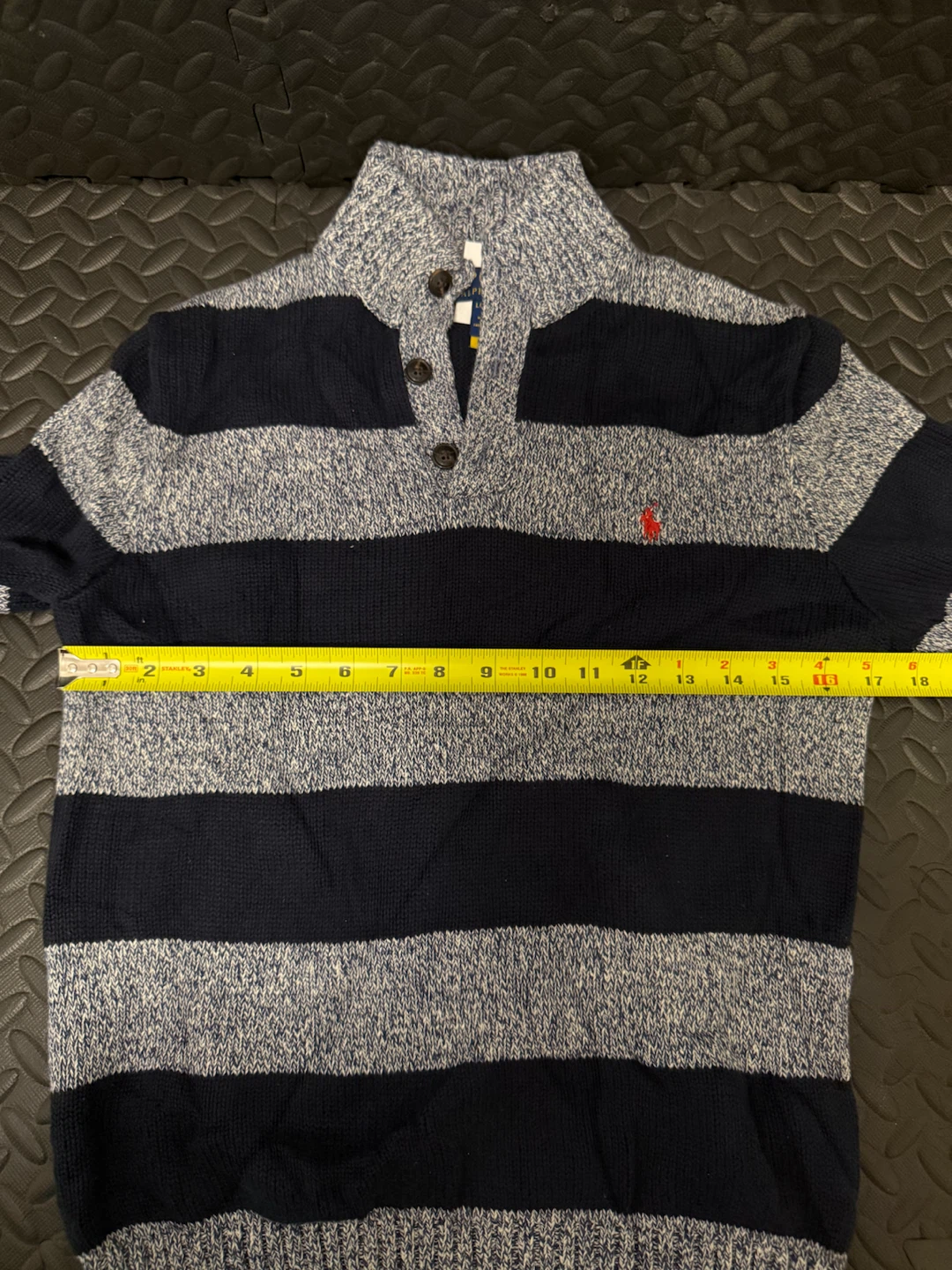 Polo Ralph Lauren Boys Striped Button-Neck Sweater - photo 4