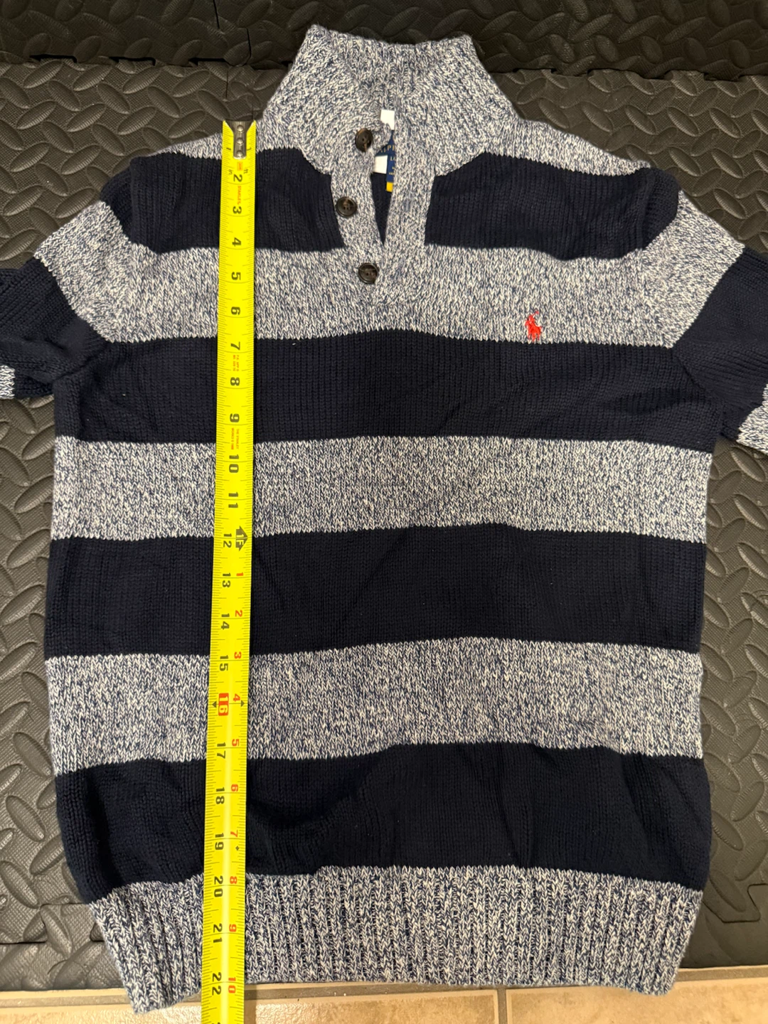 Polo Ralph Lauren Boys Striped Button-Neck Sweater - photo 5