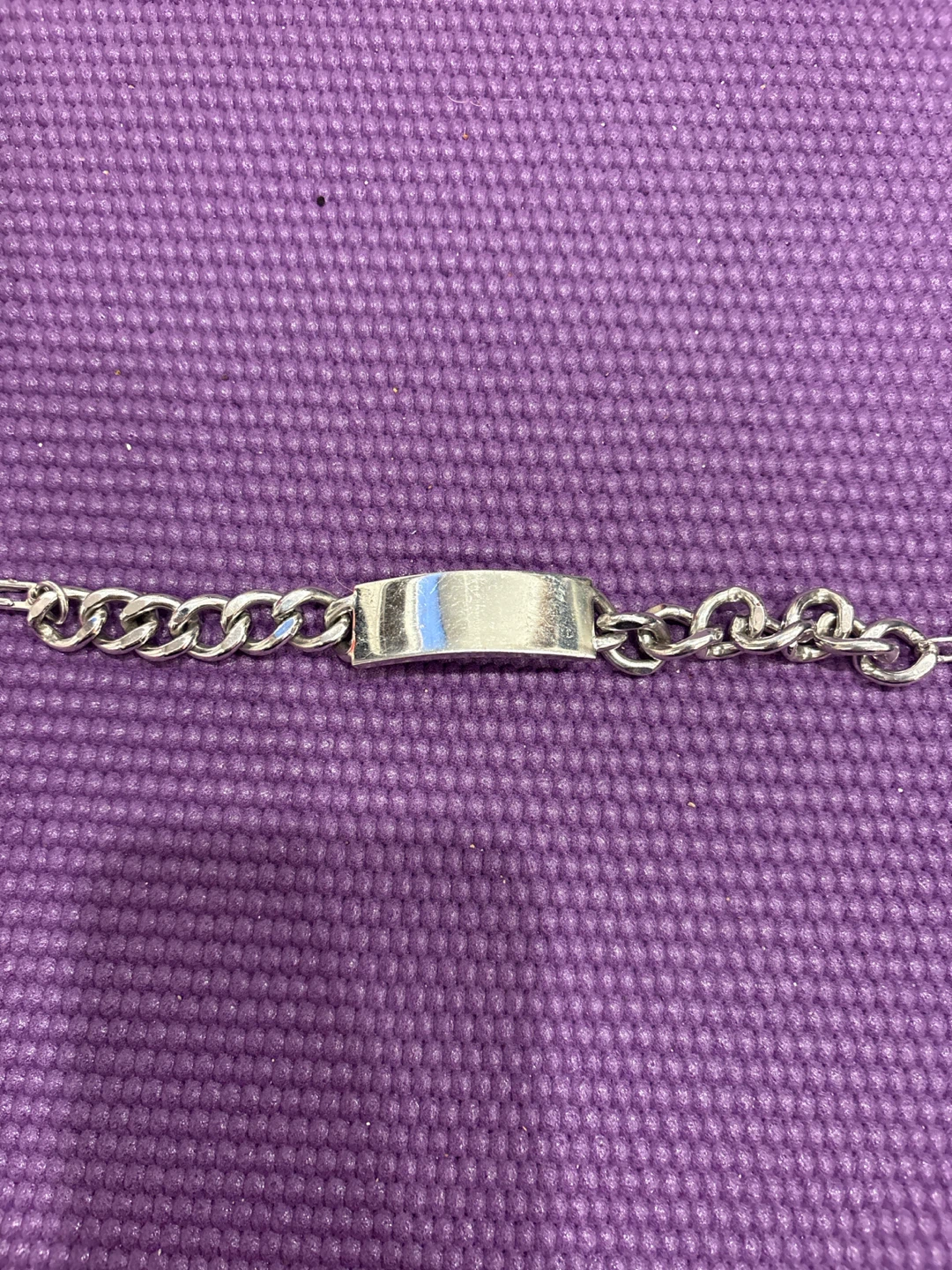 Sterling Silver ID Bracelet