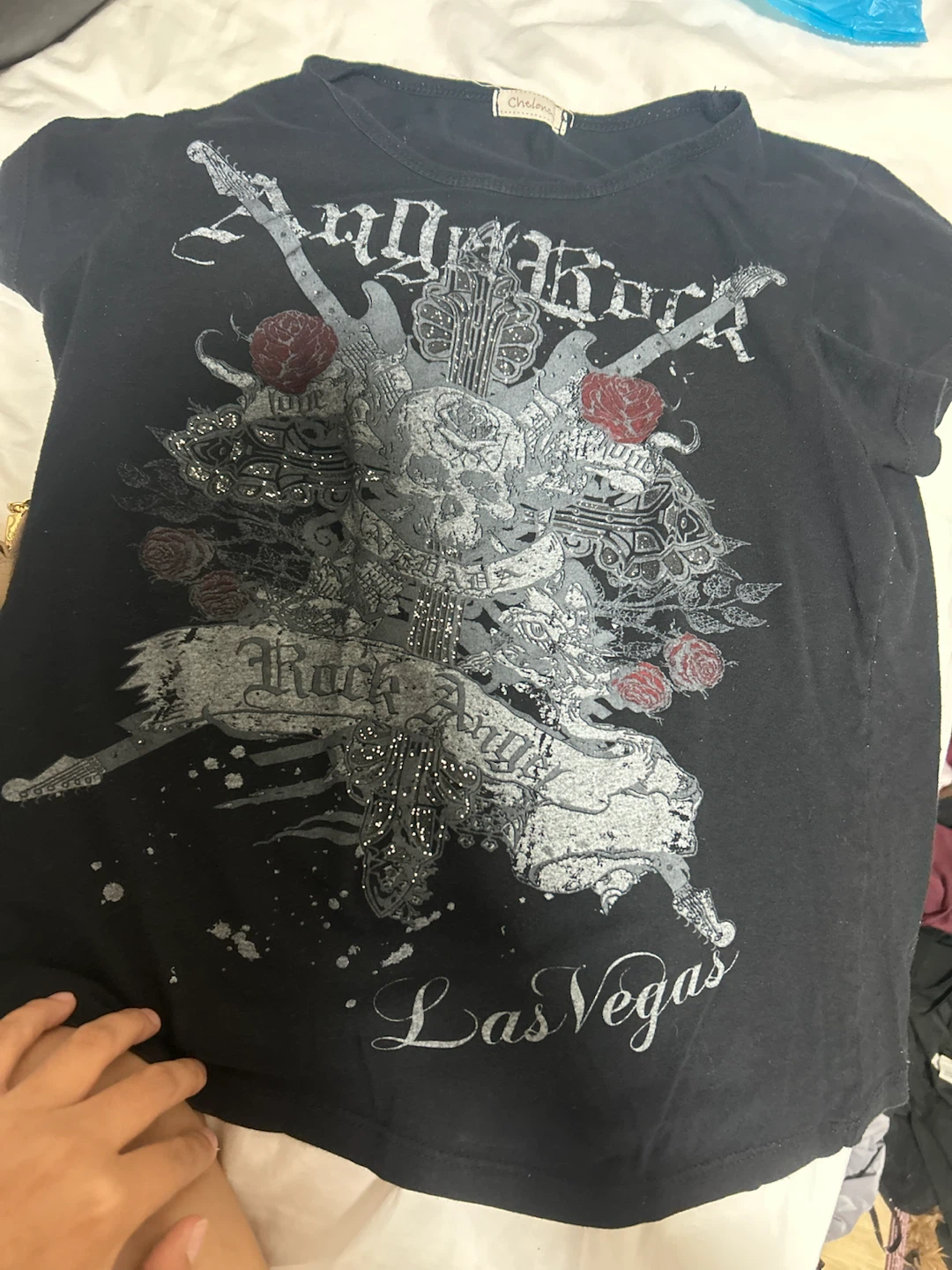 Chelong Rock Angel Las Vegas Graphic Tee